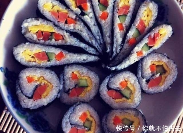 那些造型奇葩的寿司,第一个下不了口,最后一个名字很好听!