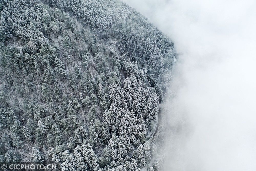 重庆黔江：雪景如画