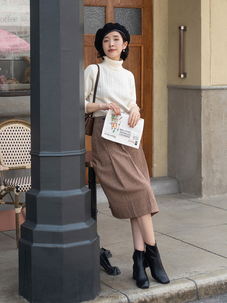 气质 秋冬建议多穿“针织衫”,搭配牛仔裤时髦洋气,搭配半身裙真优雅