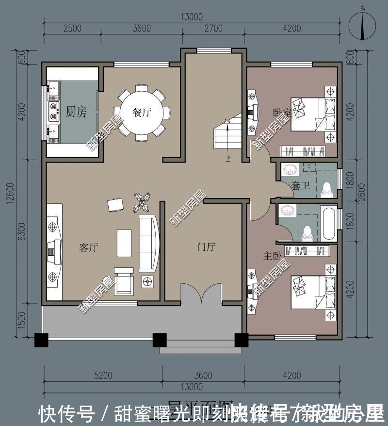 占地面积|30万的存款,能在农村建什么样的房子?这8套图纸看看你喜欢哪套
