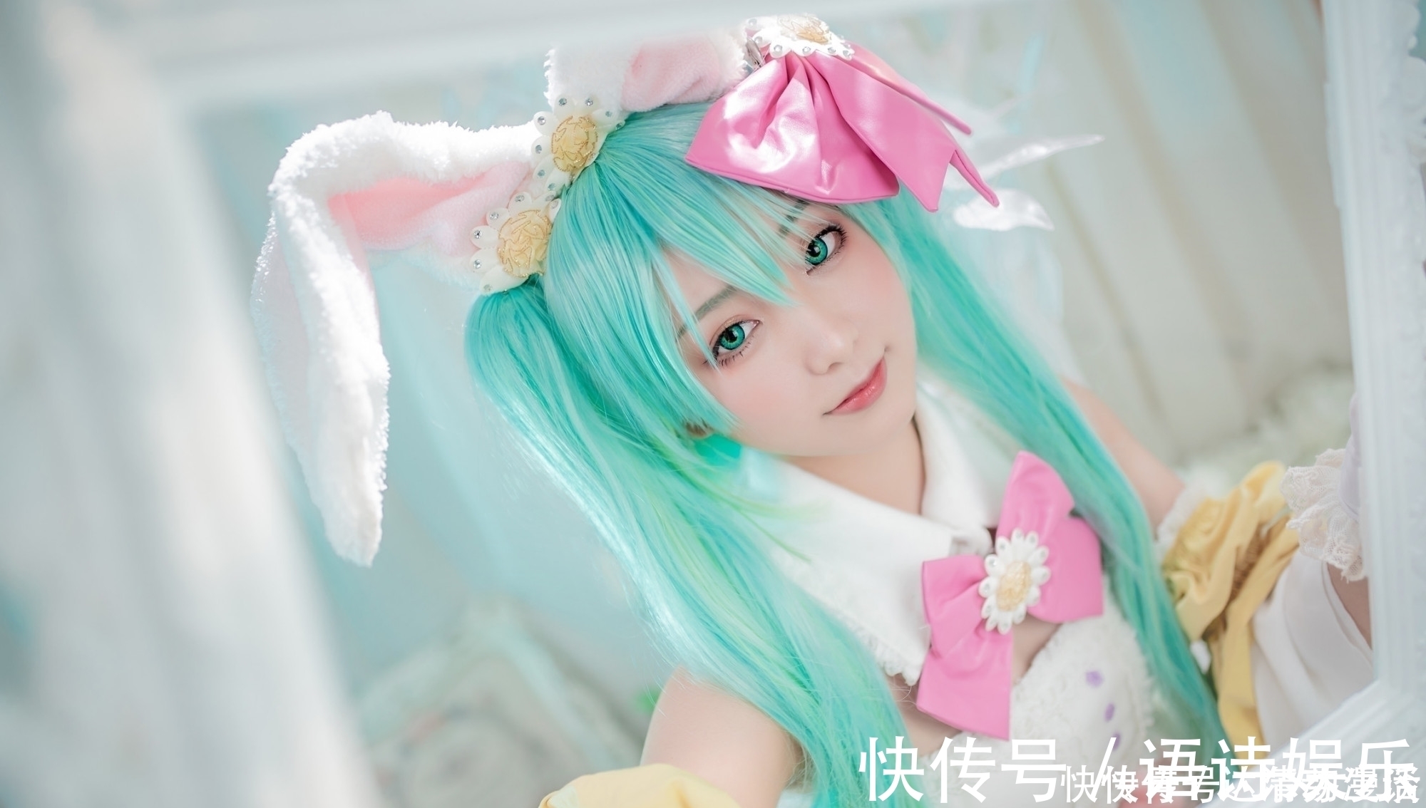 虚拟偶像|三组漂亮妹子COS的人气虚拟偶像“初音未来”还原度相当不错