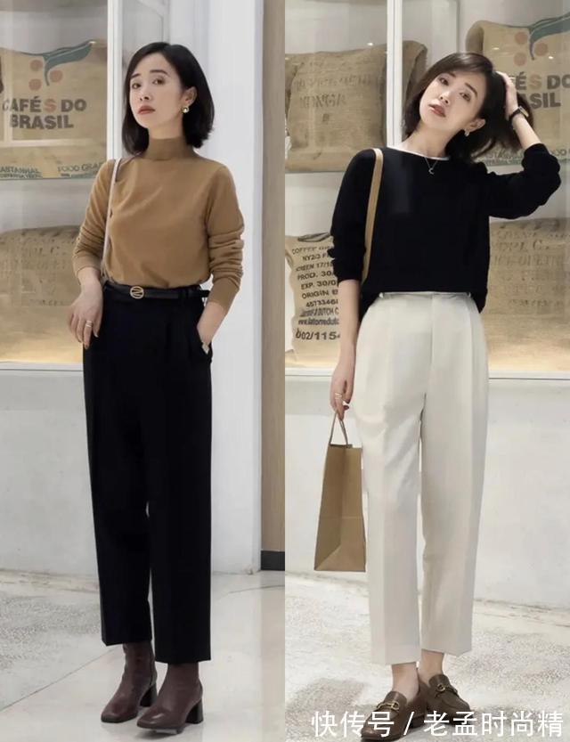 西装裤|40岁女性穿衣要有品味!多留神这3点