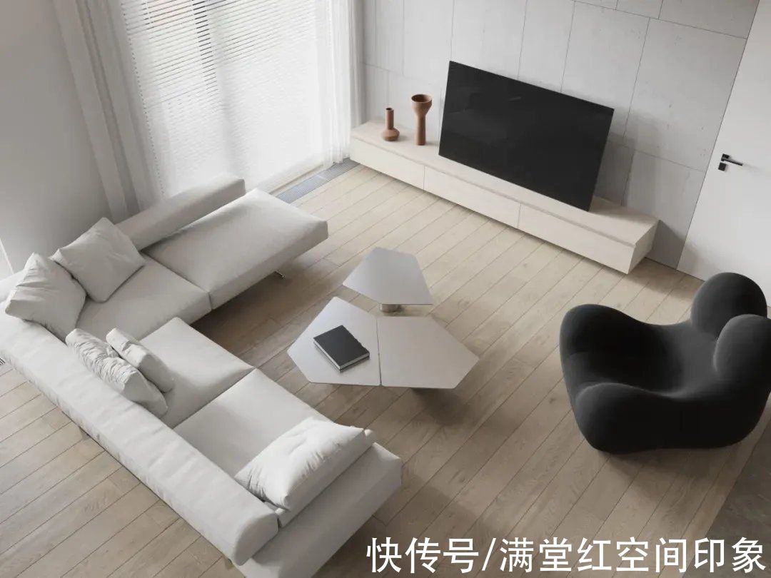 空间|经典色系的设计，展现出简约空间的艺术美感