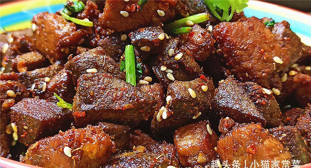 味道|一块猪肝一块瘦肉一起做成菜味道香辣,好吃过瘾,方法简单