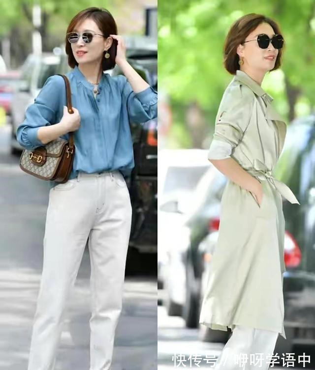 服饰 五六十岁的女性,建议多从选款、颜色和搭配上下功夫,穿得更时尚