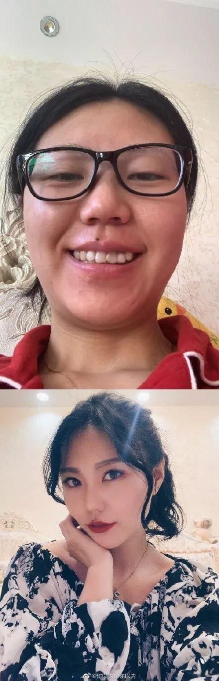 换头术|化妆可以厉害到什么地步女生化妆前后的差别,就像整容了一样