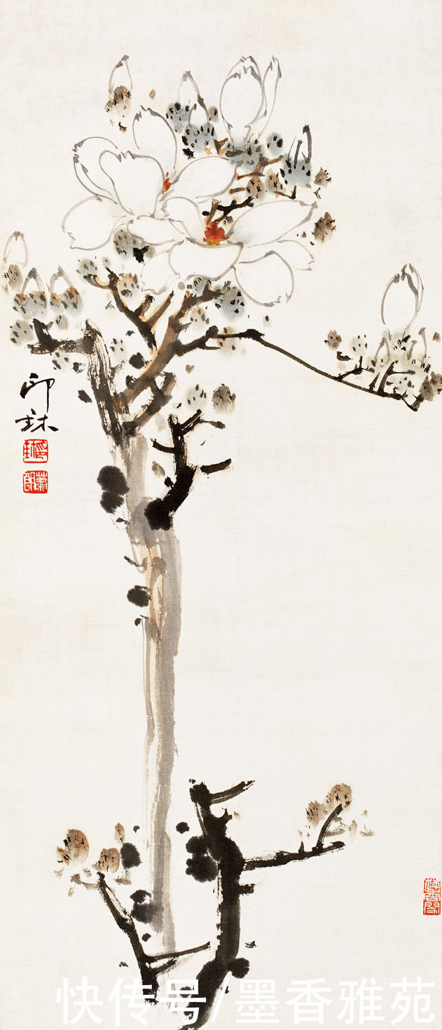 花鸟画|当代画家萧朗精品花鸟画作品欣赏