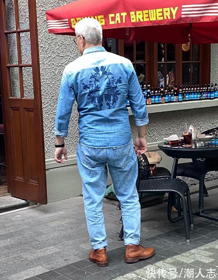 运动风 等我退休了，也要跟上海爷爷学穿搭！不穿老年装，比年轻人还时髦