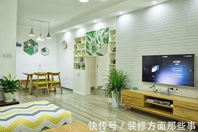 装修|80平北欧风二居室,视觉清爽又梦幻