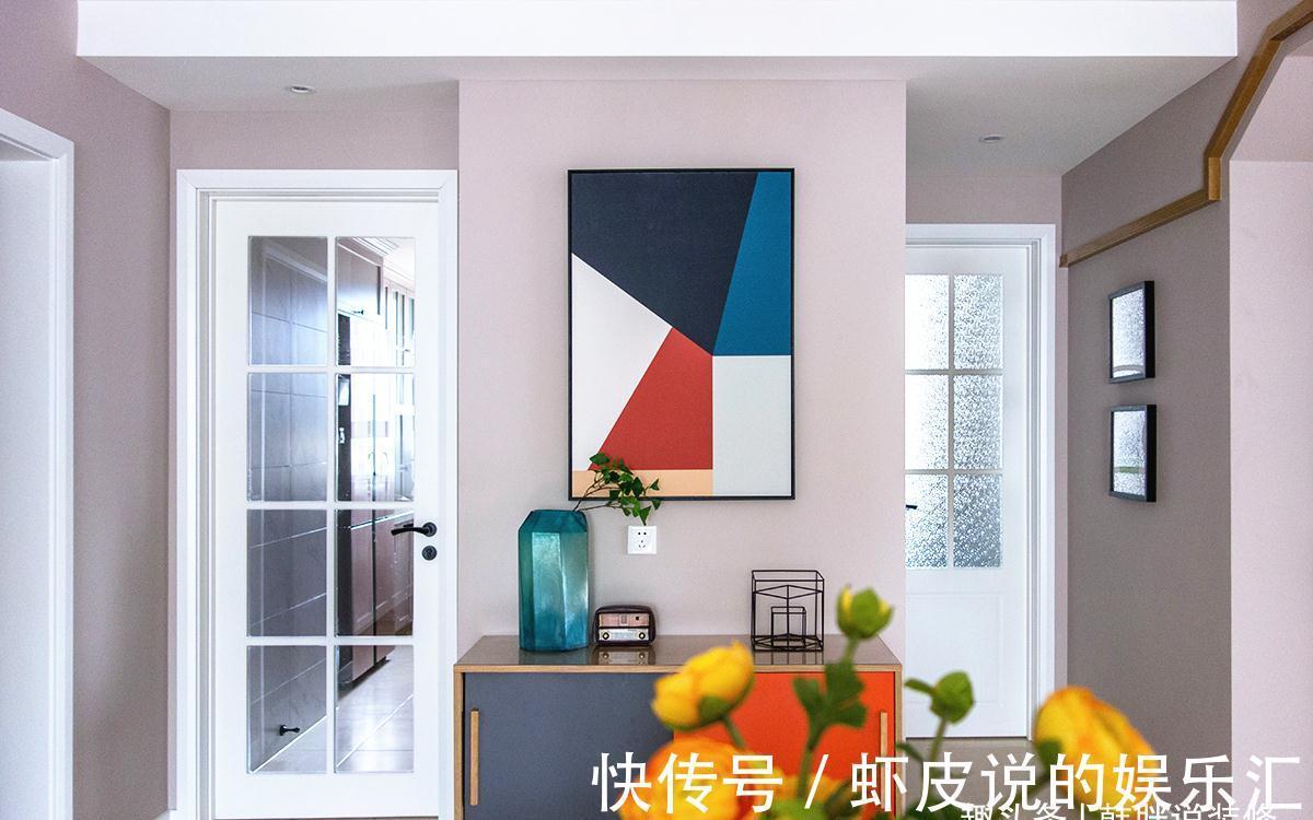 天花板|轻硬装重软装,色彩搭配太抢眼了,庆幸选择了简约北欧风