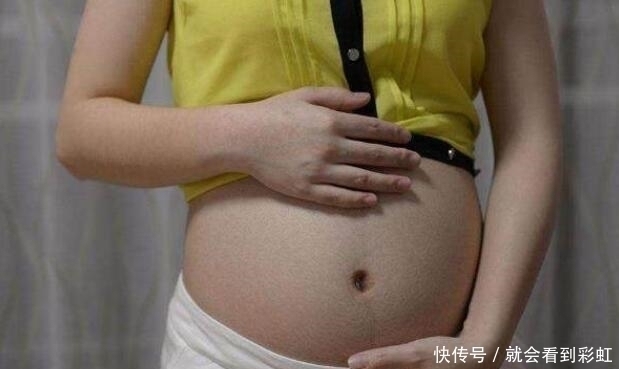 孕妇|怀孕后孕妇从这周开始显怀,如果肚脐没有这种表现,说明很有福气