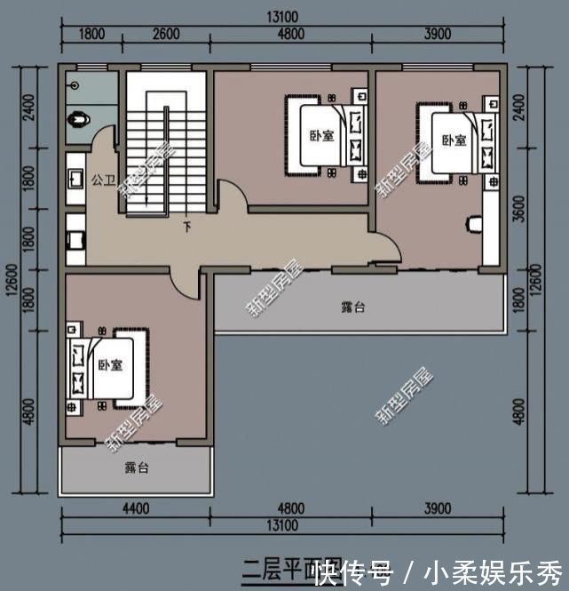 起居室|准备了25万回农村盖别墅，这6套图纸，大家看看哪套好