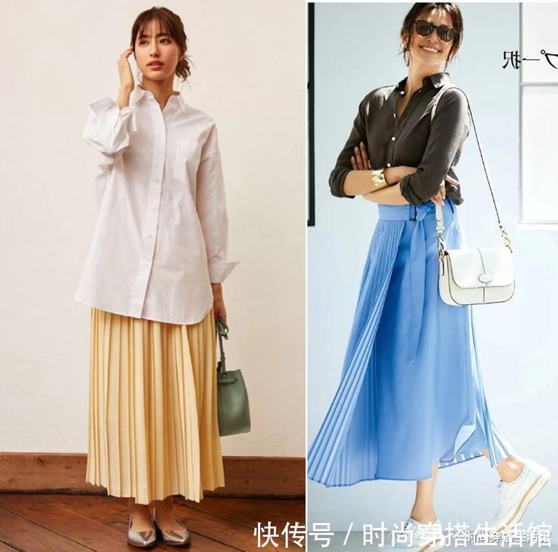 衬衫|今秋火了一种穿搭:叫“衬衫+阔腿裤”,时髦又气质,谁穿谁好看