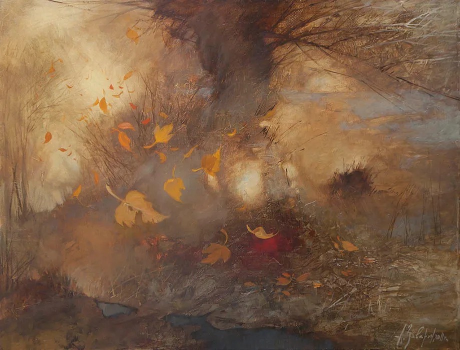 笔触@笔触率性,优雅朦胧的风景油画,迷人!