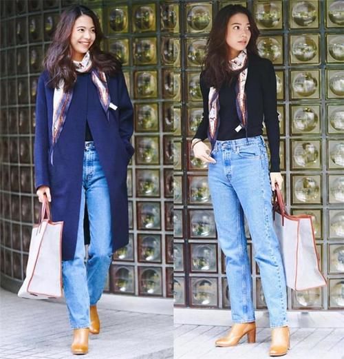 大衣内搭毛衣谁不会？日网教你搞懂配色与款式，才能得体与精致