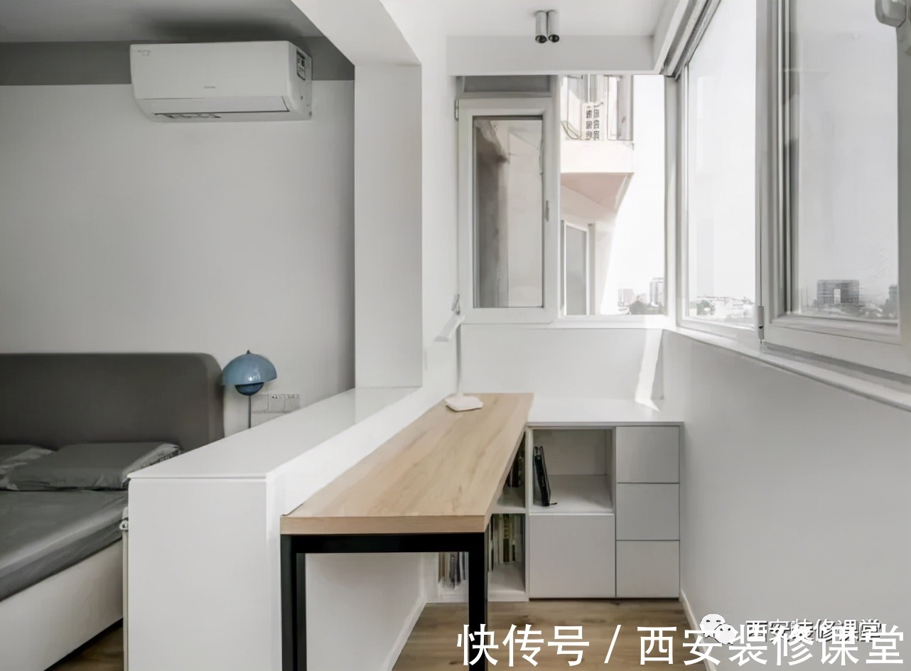 客餐厅|75㎡两室老破小,改造三室温馨居