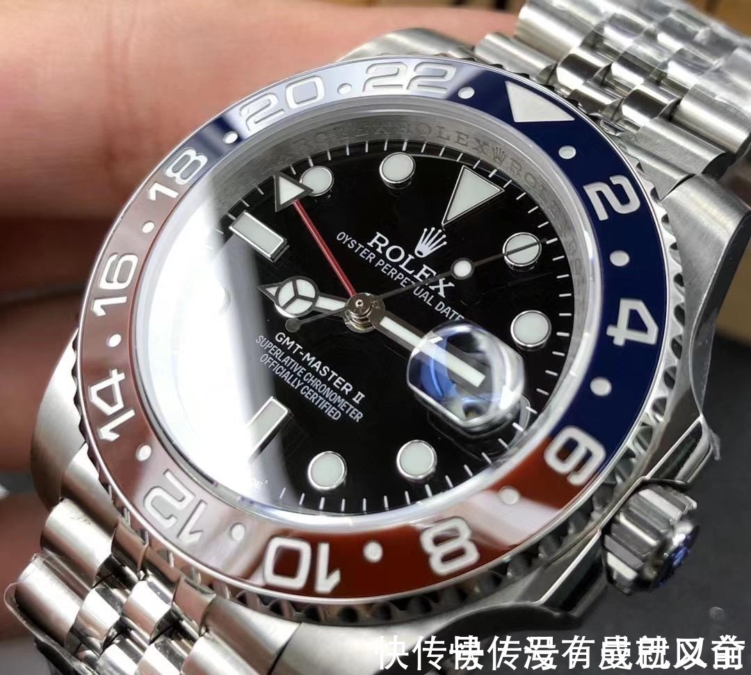 格林尼治 V米厂劳力士格林尼治可乐圈复刻表外观做工会一眼假吗?