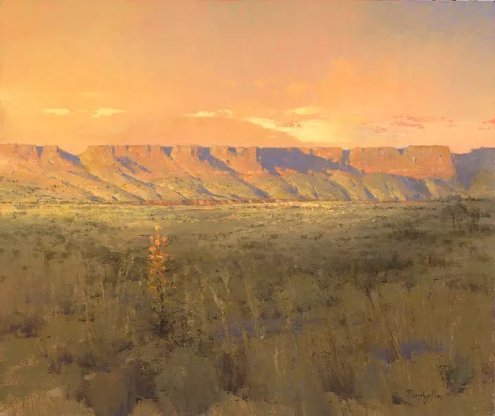 德克萨斯州#大卫·格里芬的风景油画高清图,放大看,更迷人