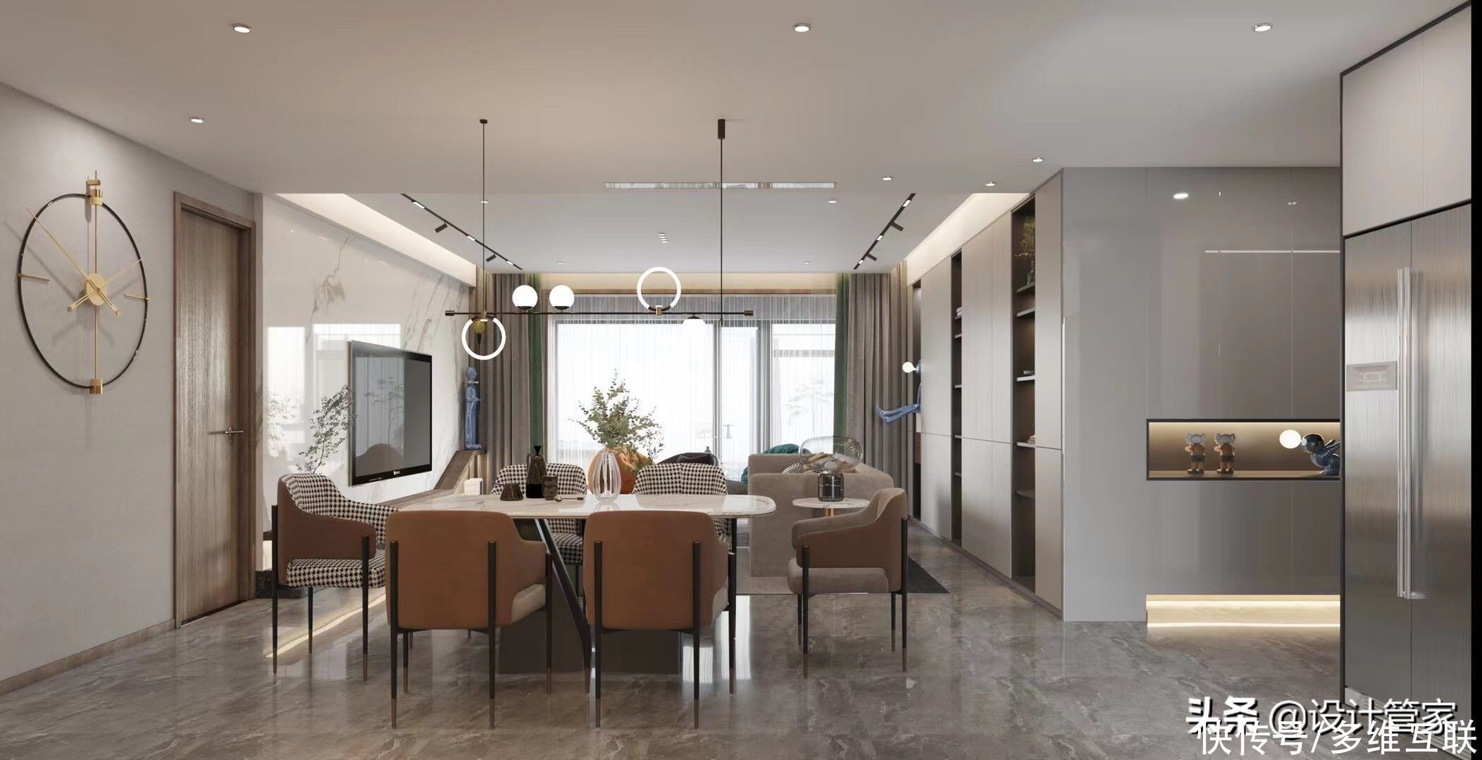 实景|新婚小夫妻的120平三居室,耐看又不容易过时,实景更有格调