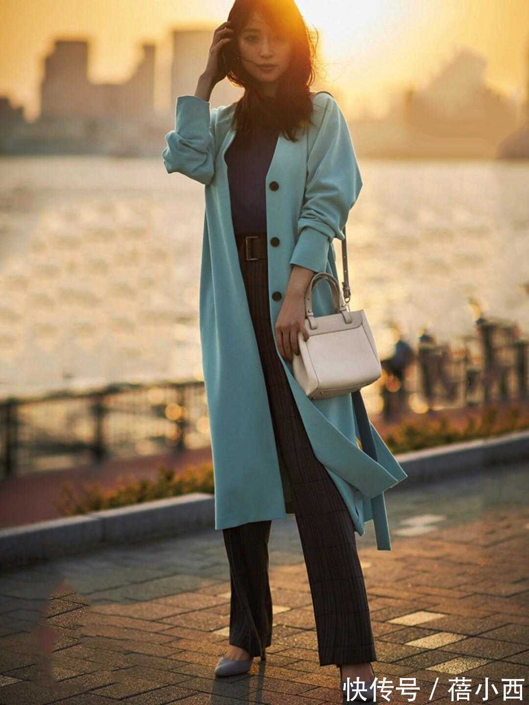 博主|优雅的日本女人都爱穿针织衫,懂得配色和搭配技巧,简直美呆了!