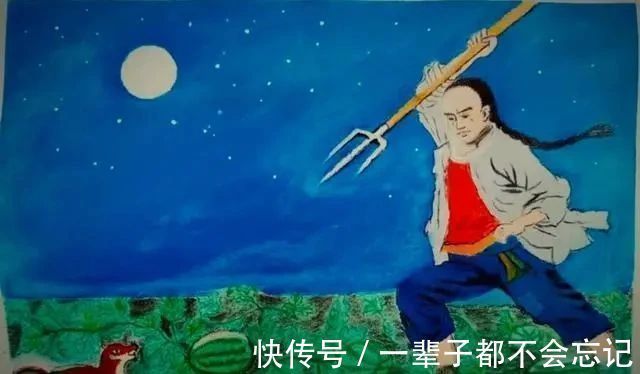 字迹|二年级学霸的看图写话《少年闰土》“火”了,字迹堪比“教科书”