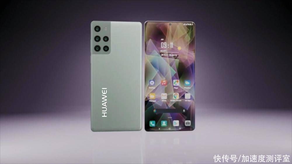 华为|屏下摄像头+后置五摄,华为P50Pro概念图爆出,芯片是亮点