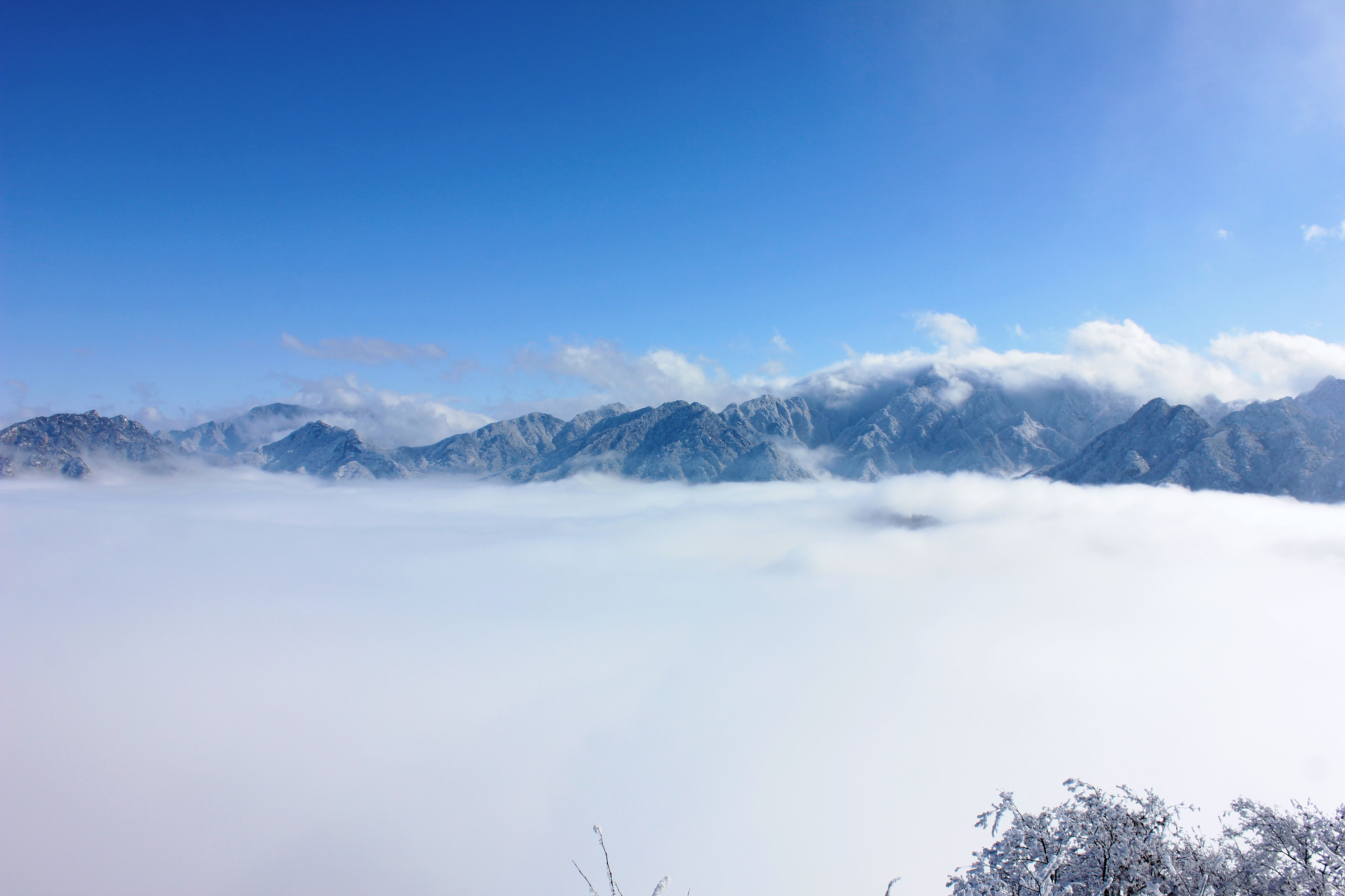 征集|【年末福利征集】雪后南五台幸遇云海