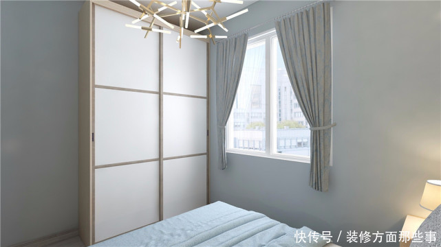 卫生间|84平北欧风二居室,邻居笑称这个是效果图