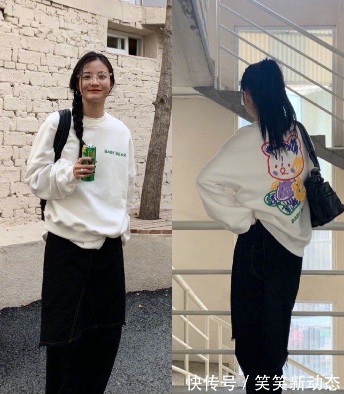 卫衣 18套休闲“卫衣”穿搭,追求简单大方,展现出清新自然的感觉