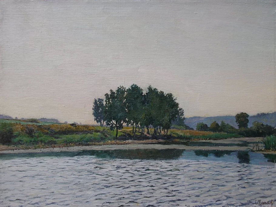 美术学院&俄罗斯艺术家谢尔盖恰布里金风景油画作品