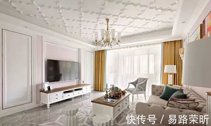 浪漫|145平方清爽浪漫的简美风