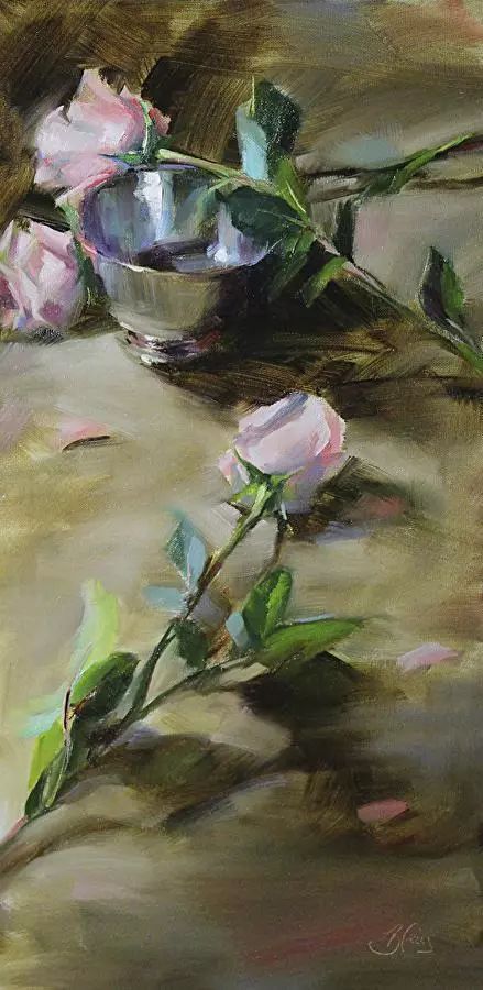 布莱斯@艺术家布莱斯油画里的色彩情感,表现在每一笔的展现