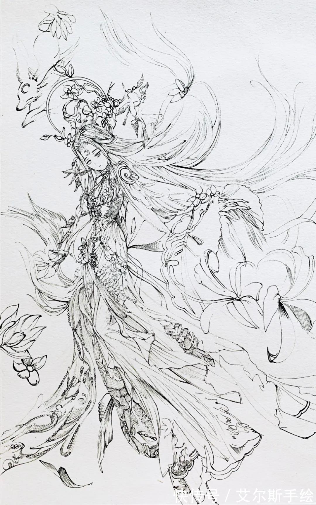 复古风|二次元英伦复古风插画，细节美到窒息！