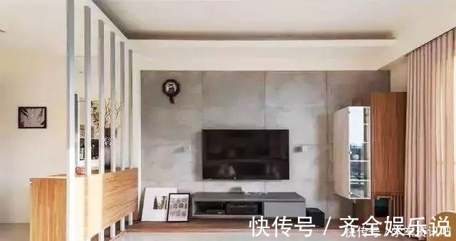 玄关|116平三居室，客厅装饰创意满满，电视背墙做法难得一见！