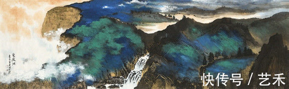 爱痕湖|大风堂第四代代表人物、中国泼墨重彩画大家----董英华