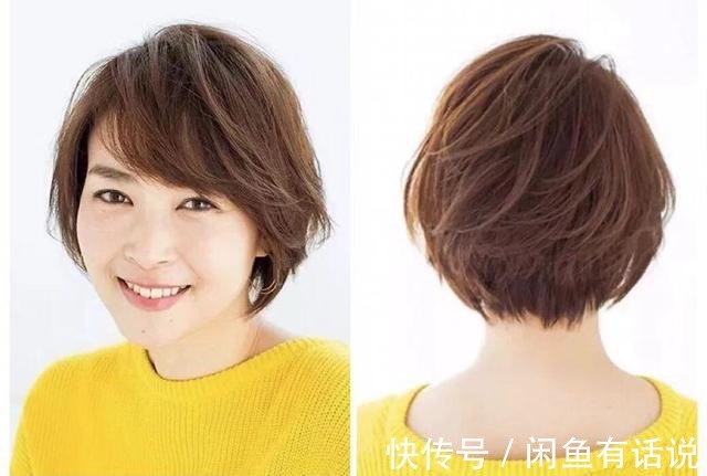 微卷|剪短发显脸大?看50多岁阿姨的亲身示范就知道,比长发时洋气多了