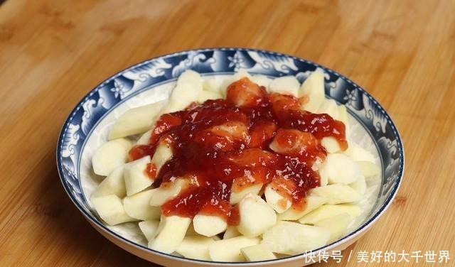 天热,我家孩子迷上它,10分钟做一盘,简单美味,又甜又糯