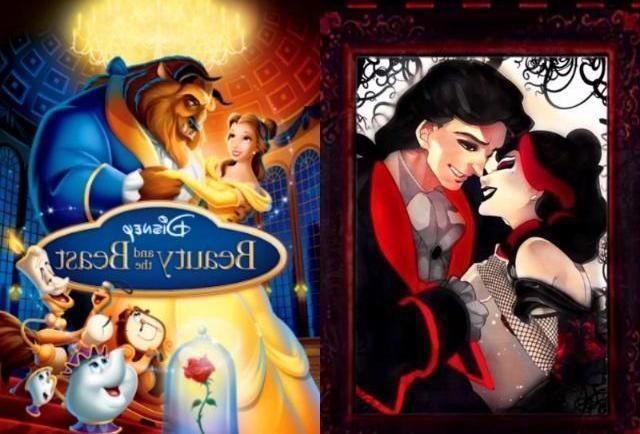 白雪公主#迪士尼公主变成恐怖“怪物”,丧尸让人害怕,吸血鬼画风妖娆