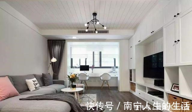 冀仕丰|在客厅挤出一个书房,可能是许多家庭不得不的选择!