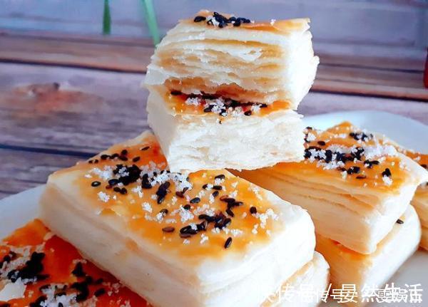 糕点|不用黄油这也能制作千层酥,据说真的有一千层,赶快来数数