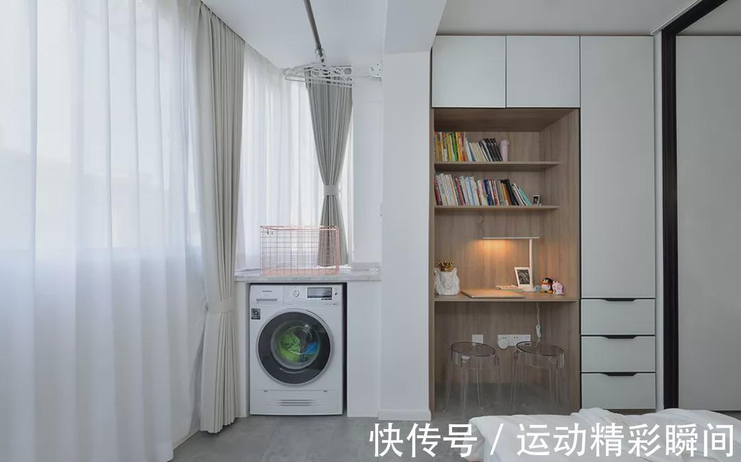 室内部|你见过阳台在卧室吗？67㎡小户型，布局紧凑，但不用挤，第一次见