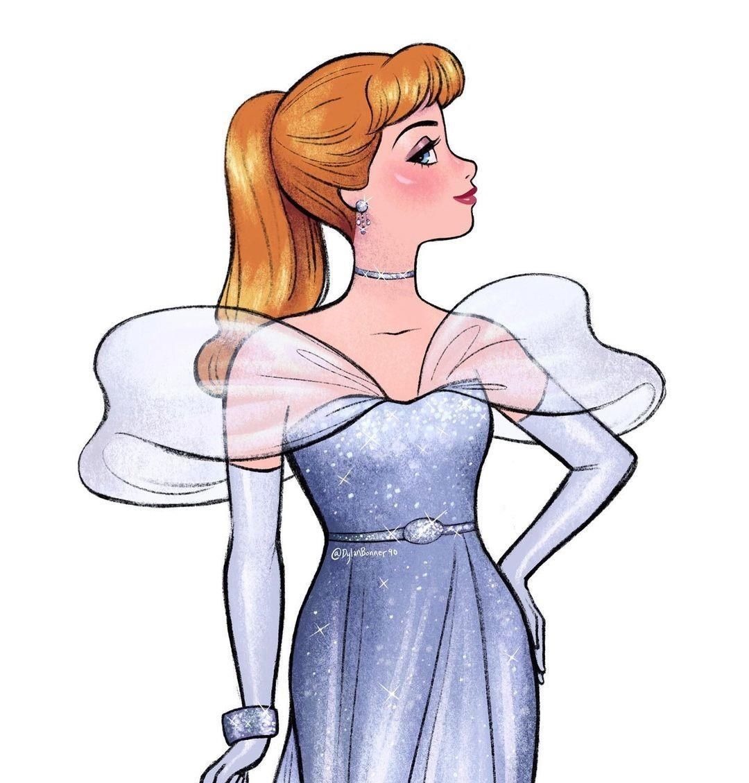 乐佩公|画师绘制迪士尼公主新装,魔力公主换发型,乐佩公主大变样