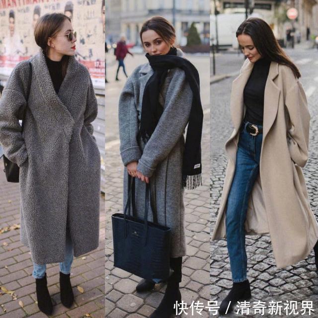 不露脚踝大衣照样穿出高级感!27套大衣搭配示范,保暖又遮肉