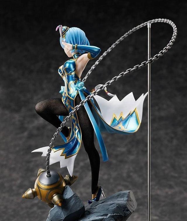 蕾姆|標價破千的蕾姆新旗袍手辦官圖 追求真實材質的黑絲變成了毛褲