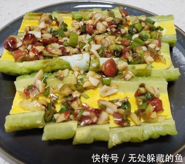 鸡蛋|鸡蛋蒸苦瓜，香而不腻，开胃爽口快手菜！