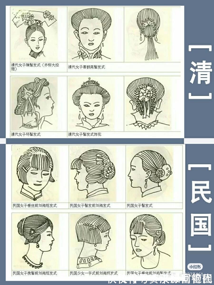 先秦 别再相信古装剧发型了,这才是真正的各朝代发髻,最爱唐朝!!!