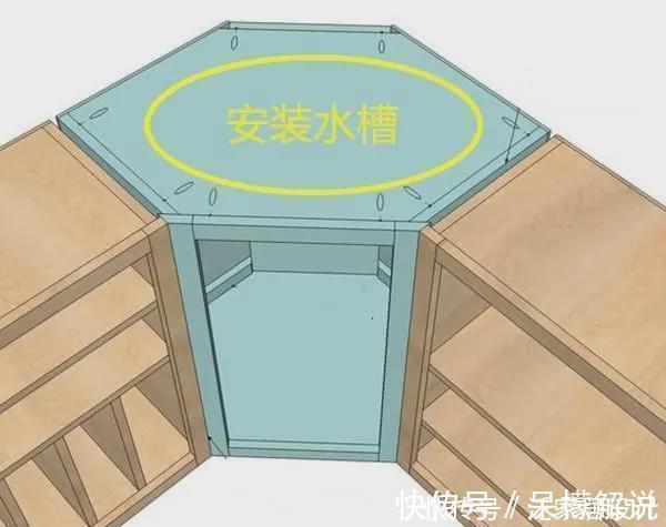 转角|朋友家装修可真牛，厨房不大却在转角装水槽，上下都省空间!