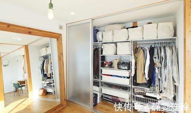 衣柜|头次见日本人的衣柜，一块隔板都用不着，却收拾得井井有条，厉害！