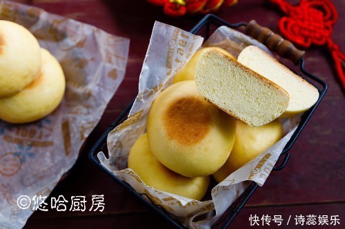 不用水和面的喜饼，松软又香甜，不用蒸不用烙，比面包都好吃