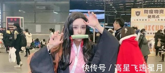 cos|RitaCos祢豆子,不慎暴露自己发际线,祢豆子千万不要长大